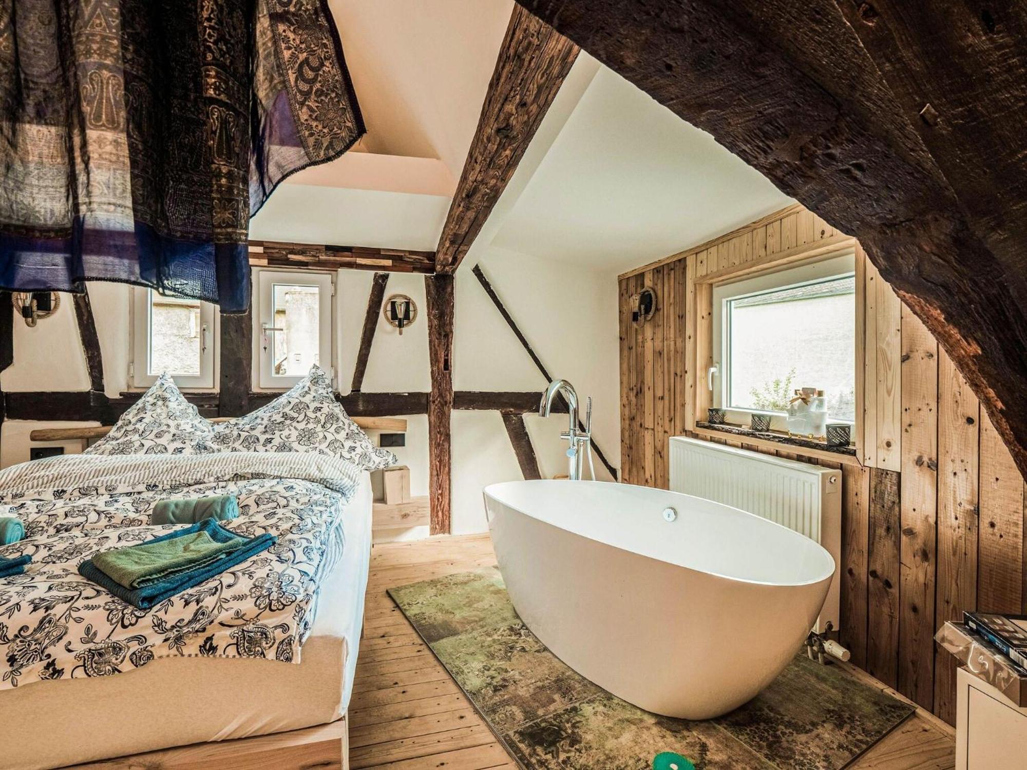 Cosy Holiday Home In Sankt Goarshausen With Barbecue Esterno foto