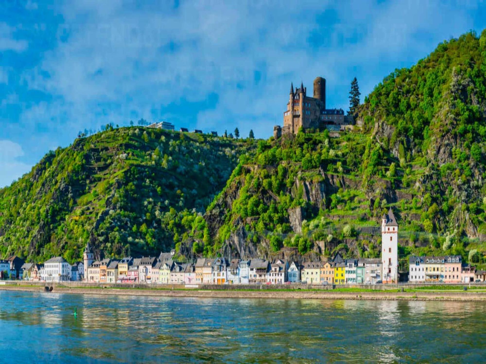 Cosy Holiday Home In Sankt Goarshausen With Barbecue Esterno foto